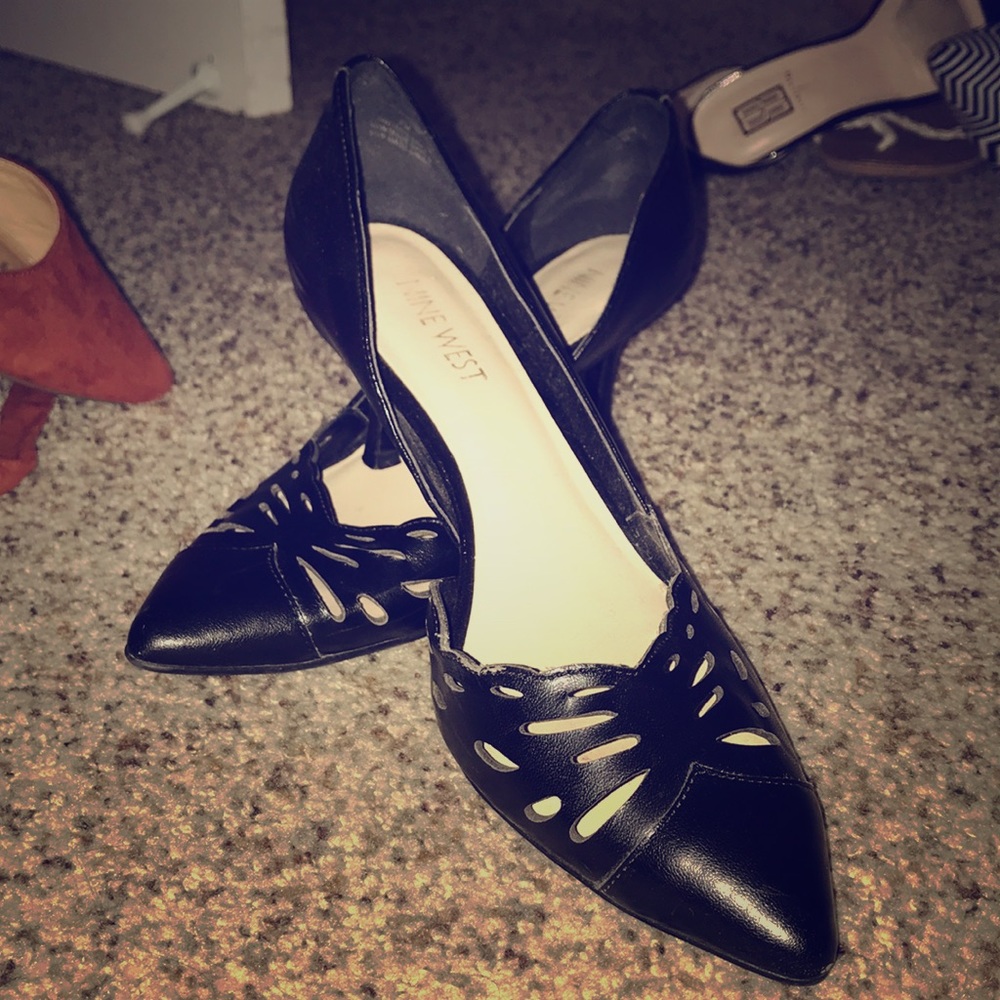 Nine West kitten heels
